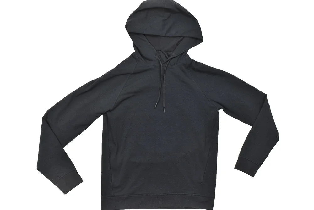 Lululemon City Sweat Pullover Hoodie Black Men's Size S Small Athletic Raglan Sl